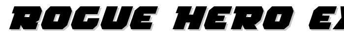 Rogue Hero Expanded Italic font